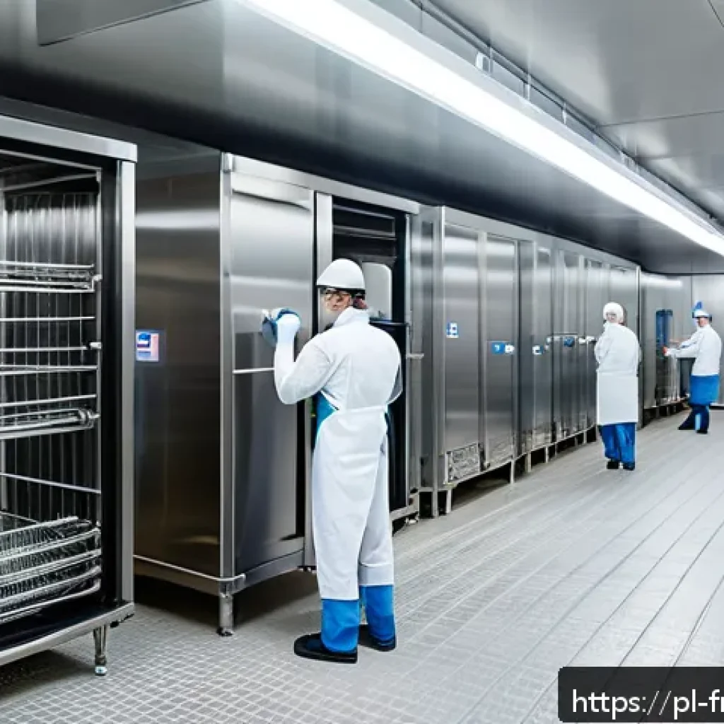 도시 발효실에 필요한 허가 및 인증 절차 - A modern urban fermentation facility interior, featuring a clean, well-lit workspace with stainless ...